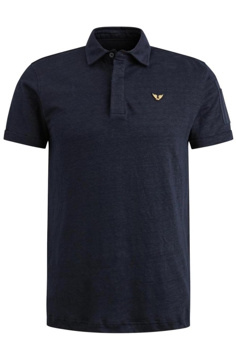 PME legend short sleeve polo linen cargo